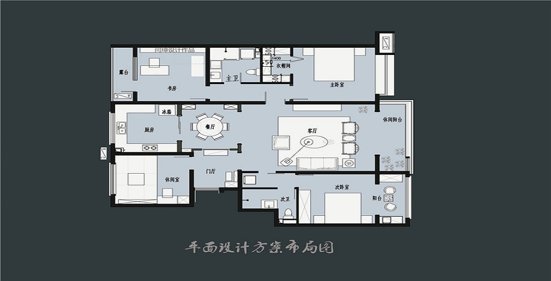 青竹雅苑170坪新中式風(fēng)格，秦皇島裝修效果圖